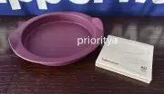 Tupperware Silicone Small Round Form Cakes Baking Mold Purple New
