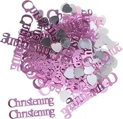 PLAFOPE Baby Shower Centerpieces 3 Bags of Baby Baptism Confetti Tabletop Sequins