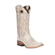 Circle G by Corral® Ladies Pearl Cutout Embroidered Square Toe Boots L6007