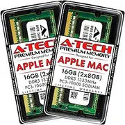 A-Tech for Apple 16GB Memory Ram Kit 2x 8GB PC3-10600 1333MHz Macbook Pro Early Late 2011 iMac Mid 2010 Mid 2011 Late 2011 Mac Mini Mid 2011 A1278 A1286 A1297 A1278 A1311 MC721LL/A MC724LL/A MC701G/A