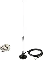 [Bingfu] VHF UHF Police Scanner Antenna CB Radio Ham Radio Home Mobile Radio Scanner AntennaMagnetic Base BNC Male Antenna Compatible with Uniden Bearcat Whistler Radio Shack Car Truck Police Scanner