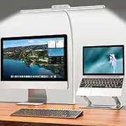 EppieBasic Desk Lamp LED Dimmable, Bright LED Clampable, Eye Protection Work Lamp for Home Office, Gooseneck Office Table Lamp, Modern Monitor Lamp for Study Reading