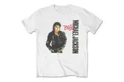Michael Jackson Unisex Adult Thriller Suit Cotton T-Shirt (White) - UTRO5464