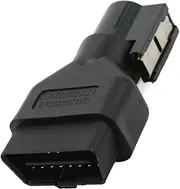 16pin OBD2 Connector Adapter Durable High Performance Diagnostic Tool for T ech 2 Scanner ABS Plastic Material