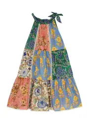 Zimmermann Kids Junie Patchwork Cotton Dress - Multicoloured - 02YR (2 Years) 02YR (2 years)