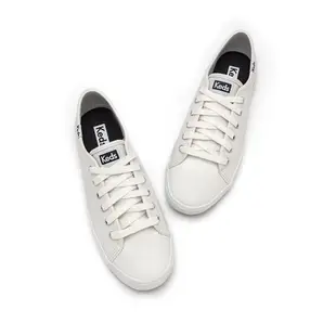 KEDS BACKSPIN 經典簡約時尚皮革小白鞋-白 9231W123508