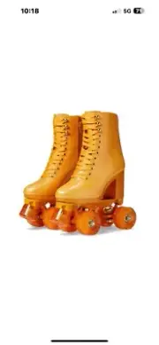Impala Quad Roller Skates - Marawa High Heel/Sparkle Orange - Brand New in Box!