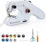 Handheld Sewing Machine, TECNOVO Double Thread Hand Sewing Machine Portable Hand