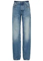 Saint Laurent Faded Wide-leg Jeans - Denim - 28 (W28 / UK 10 / S) 28 (W28 / UK 10 / S)