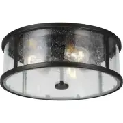 Bowery + Grove 58458-ECS Glencoe Way 14 inch Espresso Flush Mount Ceiling Light