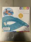 Intex Inflatable Blue Sit 'N Float Pool Lounge, 60" x 39"