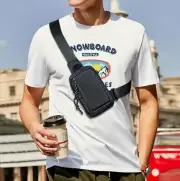 Men’s Mini Chest Crossbody Sling Multifunctional Diagonal Shoulder Outdoor Bag