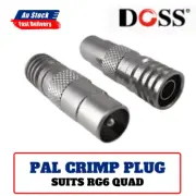 DOSS PAL CRIMP PLUG SUITS RG6 QUAD