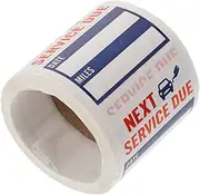 jojofuny 1 Rolls Car Service Reminder Stickers Oil Change Auto Maintenance Service Due Reminder Stickers Labels Window Stickers for Auto Cars