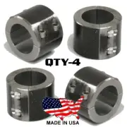 4 - Steel Universal Weld On Bar Clamp 1-1/2" Roll Cage Fabrication Mount 4 Bolt