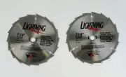TWO(2) - Circular Saw Blade 7-1/4" 18 Teeth Dyanite Lightning