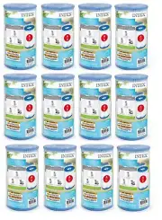 Replacement Intex Type A Pool Filter Cartridge 12Pack
