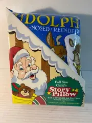 Story Pillow Rudolph Full Size With Cassette And soft Play Figure