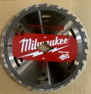 Milwaukee 48-41-0713 7-1/4" 24T Worm Drive Basic Framer Circular Saw Blades 10pk