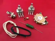 Upgrade Guitar Wiring Kit Fits Telecaster .022uf PIO Cap Pots 3 Way Switch