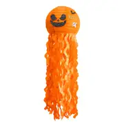 Large Orange Creepy Ghost with Tassels Halloween Lantern
