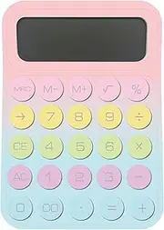 [M&G] Mechanical Switch Calculator, Large LCD Display and Big Buttons Desk Calculator, Basic Cute Calculators for Teachers Students Office