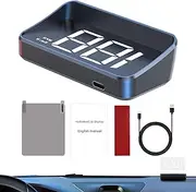 Car Hud Head Up Display - Car Speed Display Windshield - Large Screen Speedometer Device Angle Adjustable Dashboard Monitor Motorcycle Motorcycle Front Window Projection Gauge