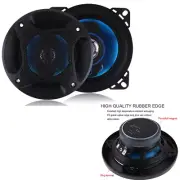 2x 4 Inch Car Auto Coaxial Horn 100W 90db 3Way HIFI Full Range Speaker Subwoofer (for: Fiat)
