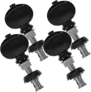 Gatuida 4pcs Steel Pegs for Ukulele Key Tuners Plastic Button Tuning Machines for Ukulele Strings