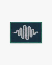 60' x 90' | Machine Washable Runner Rug | Kid & Pet Friendly | Indoor Rug | Jonathan Adler Venom Sapphire Tufted Rug | Ruggable
