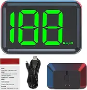 Digital Car Speedometer - Electronic Hud Display, Dashboard Head Up | Led Screen Projector, universall Vehicle Gauge, Heads Up Display Car Speedometer, Suitable for Truck, suvv, Led Large Font