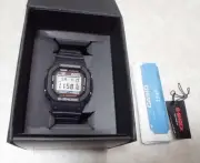 Casio G-Shock DW-5000-1JF Vintage Retro Box & Tag, Screwback, Used