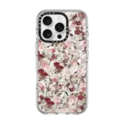 iPhone 16 Pro Clear Case MagSafe Compatible VINTAGE FLOWER MONDAY