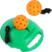 Pickleball Trainer Rebound Practice Tool Pickleball Ball with Cord Portable with Handle Baseboard Pickleball Training Tool for Exercise Kids