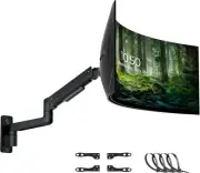 PUTORSEN 17-49 inch Premium Ultrawide Monitor Wall Mount, inch, Black