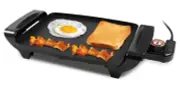 EGR2722A Electric 10.5" x 8.5" Griddle, Cool-touch Handles Non-Stick Surface,...