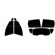 For Renault Scenic 5-door 2009+ Full Pre Cut Window Tint Kit Front & Rear Film