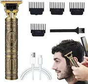 Hair Clippers Beard Trimmer for Men, Professional Cordless Hair Trimmer T-Bladeds Grooming Baldheaded Shaver with 1500mAh Battery and 180 Mins Working Time Giftss for Men