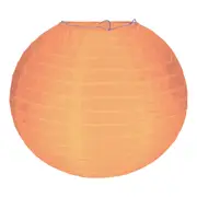 Orange Round Paper Lantern 25cm