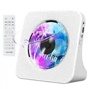 Portable CD Player with Bluetooth, Desktop CD Music Players for Home White