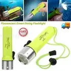 2x Waterproof Bright LED Scuba Diving Underwater Flashlight Torch Light Lamp NEW