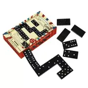 Wooden Double Six Dominoes Set for Kids Double 6 Dominoes 1 Set Wooden Domino