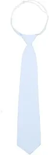 [Mantieqingway] Boys Tie Adjustable Pre-tied Cotton Kids Ties Solid Color Neckties for School Uniforms Party Graduation Wedding