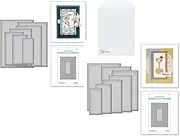 Spellbinders Nestabilities 5”x7” Card Creator Dies, Matting Basics A and Basics B, Carnora Die Pocket, Bundle of 3 Items