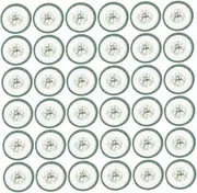 WEKADRIN 100pcs Non-woven Eye Mask Paper for Hydrating Moisturizing and Brightening Gentle Eye Treatment Cucumber Design for Skin Care Travel and Gifting