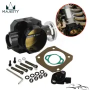 70mm Aluminum Throttle Body + TPS For Acura Honda B16/B18/D15/D16/H22/F20 S2000 (for: Honda)