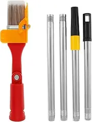 Wall Paint Rollerwith Extension Pole, Wall Paint Brush Extension Pole Kit,Paint Edger Roller Brush Wall Paint Roller with Extension Pole,Paint EdgerRoller Brush Wall Paint Roller with Extension Pole