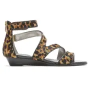 Rockport Total Motion Zandra Bands Women's Leopard Sandals 6M