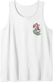 [Disney] The Little Mermaid Ariel Beyond The Sea Badge Tank Top