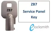 ZB7 Key fits Maytag Greenwald Service Panel - Coin Washing Machine